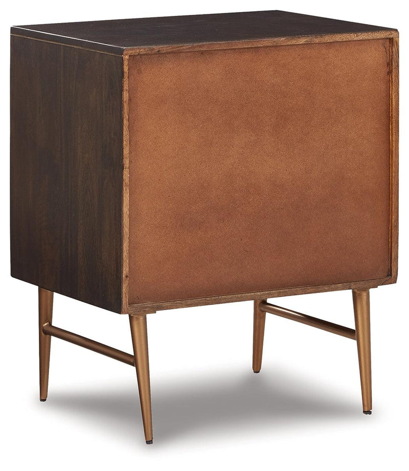 Dorvale Brown Accent Cabinet - Ella Furniture