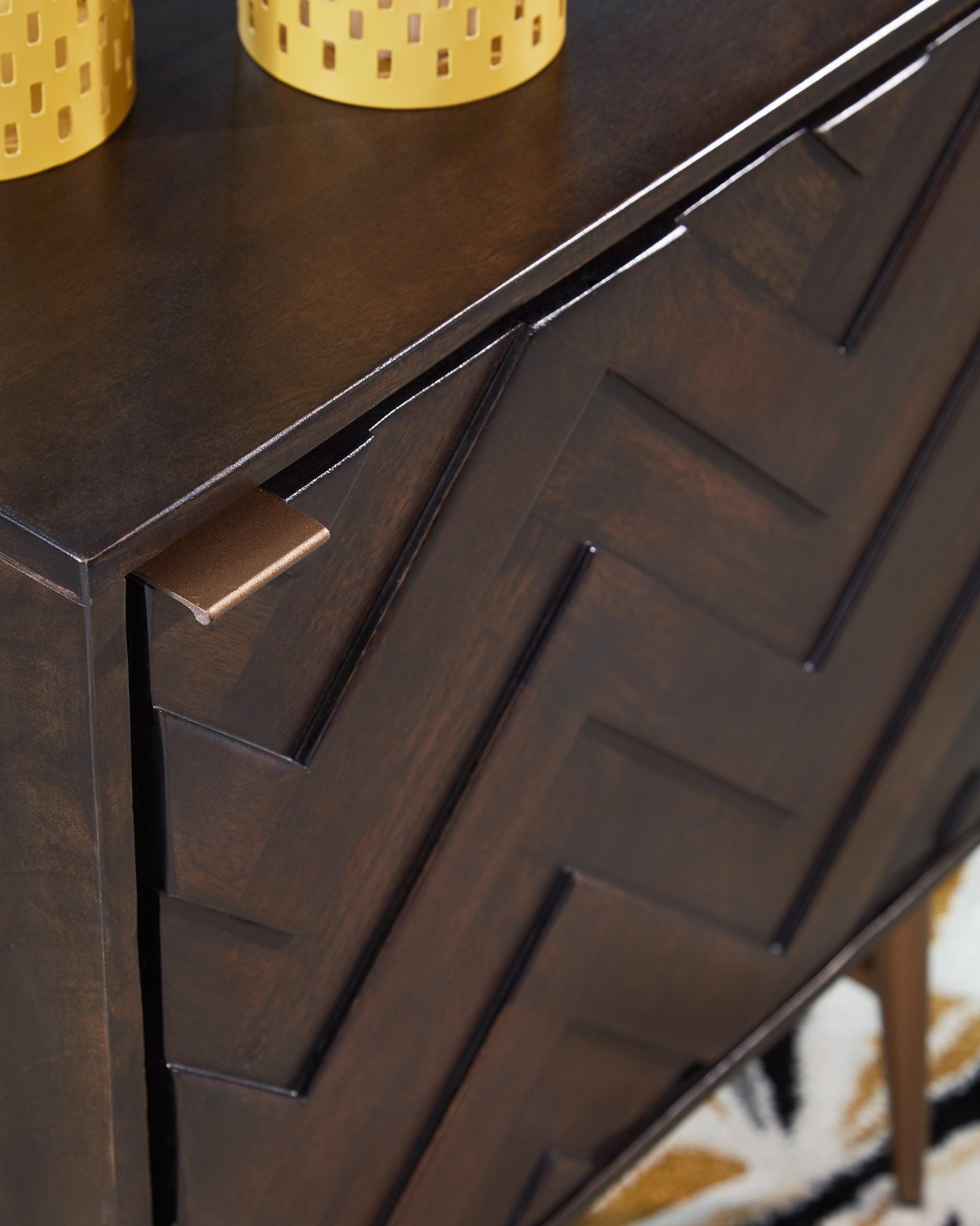 Dorvale Brown Accent Cabinet - Ella Furniture
