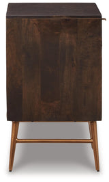 Dorvale Brown Accent Cabinet - Ella Furniture