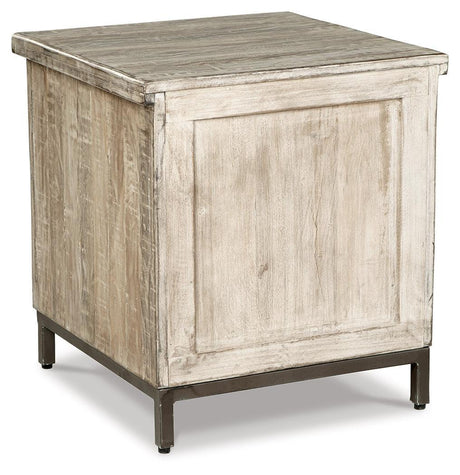 Laddford Whitewash Accent Cabinet A4000506 - Ella Furniture