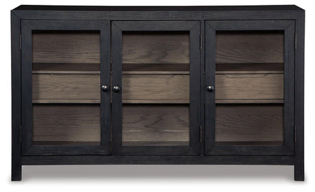 Lenston Black/gray Accent Cabinet A4000508 - Ella Furniture