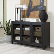 Lenston Black/gray Accent Cabinet A4000508 - Ella Furniture