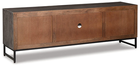 Treybrook Distressed Gray Accent Cabinet A4000512 - Ella Furniture