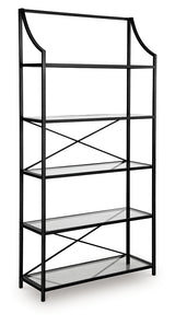Dakerwell Antique Black 72" Bookcase