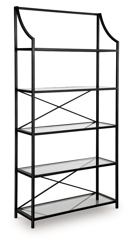 Dakerwell Antique Black 72" Bookcase