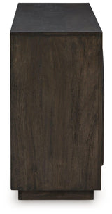 Dreley Grayish Brown Traditional Accent Cabinet
