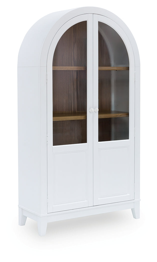 Dagandale White/Natural Accent Cabinet