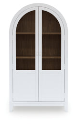 Dagandale White/Natural Accent Cabinet