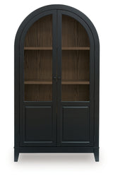 Dagandale Black/Natural Accent Cabinet