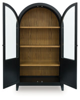 Dagandale Black/Natural Accent Cabinet