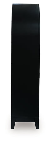 Dagandale Black/Natural Accent Cabinet