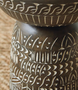 Hadcher Cream Brown Accent Table