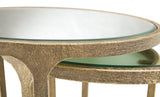 Irmaleigh Antique Black Accent Table (Set of 2)