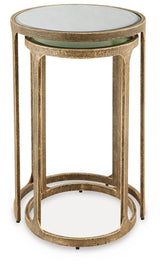 Irmaleigh Antique Black Accent Table (Set of 2)