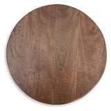 Joville Medium Brown Round Accent Table