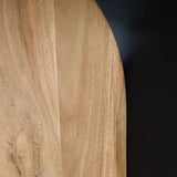 Ladgate Black and Natural Wood Accent Table