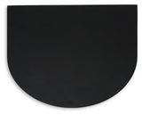 Ladgate Black and Natural Wood Accent Table
