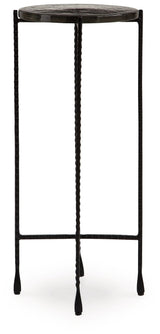 Newgoren Clear Black Accent Table