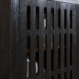 Vallisburg Black Natural Accent Cabinet