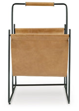 Faronworth Brown/Black Magazine Rack