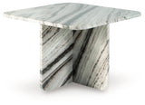 Baretton Black/White/Taupe Accent Coffee Table
