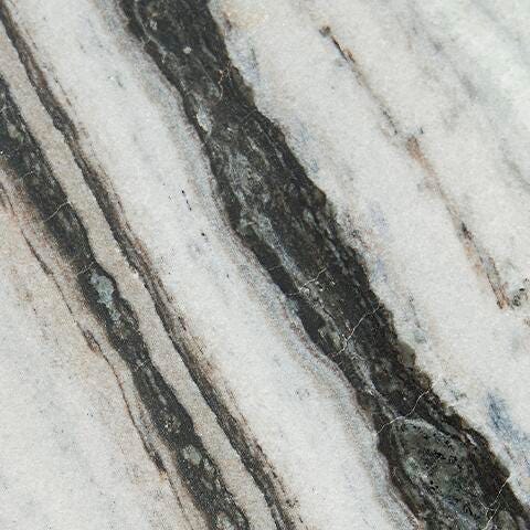 Baretton Black/White/Taupe Accent Coffee Table finish detail