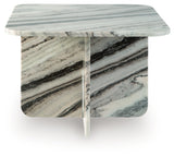 Baretton Black/White/Taupe Accent Coffee Table