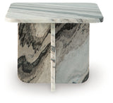 Baretton Black/White/Taupe Accent Coffee Table