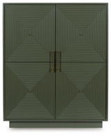 Geirwood Dark Green Accent Cabinet