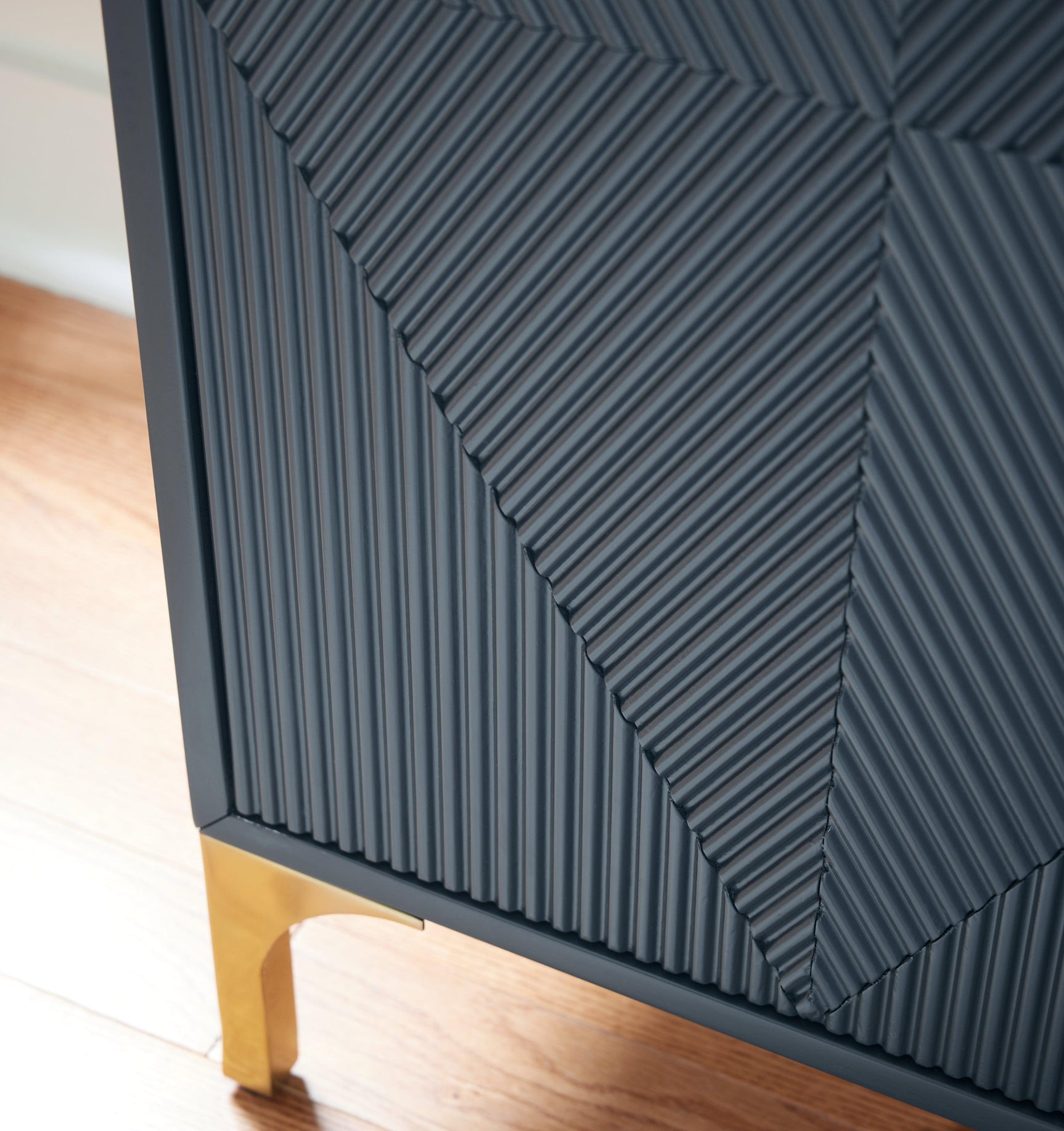 Loirwick Dark Blue Accent Cabinet