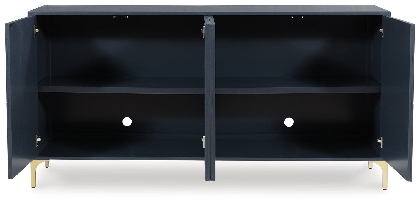 Loirwick Dark Blue Accent Cabinet