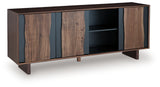 Welby Brown/Charcoal Accent Cabinet