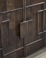 Cato Dark Brown Accent Cabinet