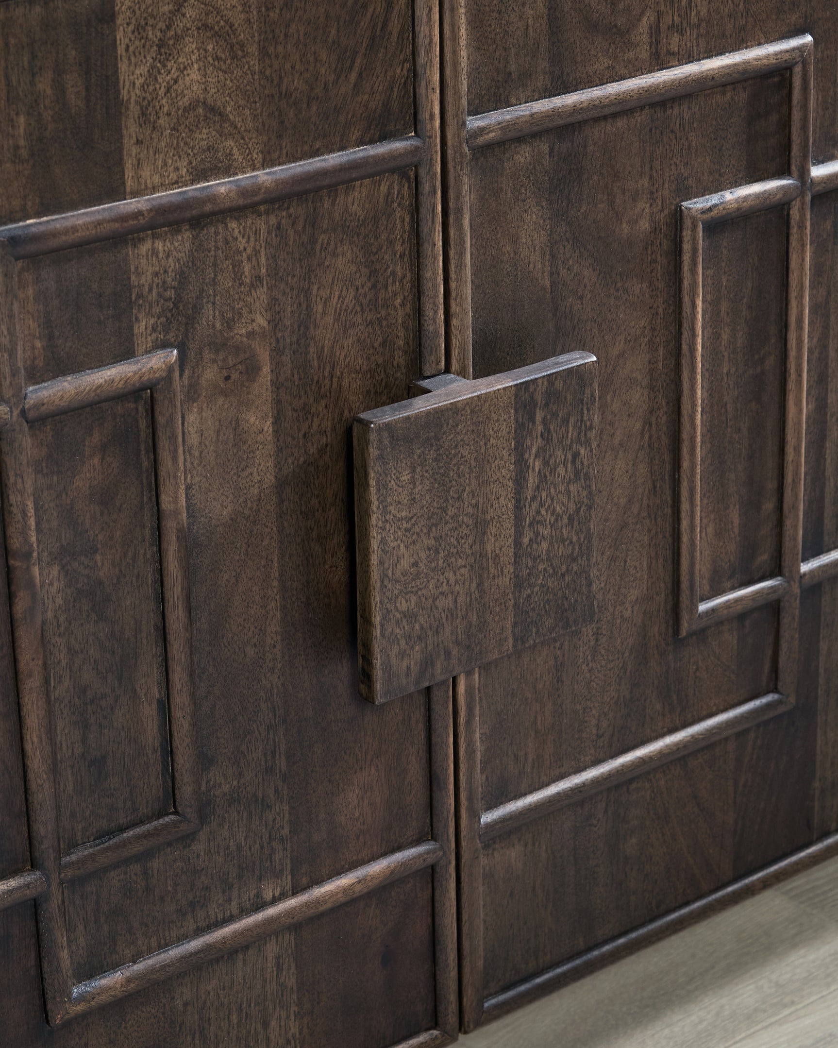 Cato Dark Brown Accent Cabinet