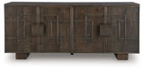 Cato Dark Brown Accent Cabinet