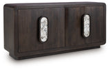 Elliston Espresso Brown Accent Cabinet