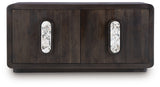 Elliston Espresso Brown Accent Cabinet