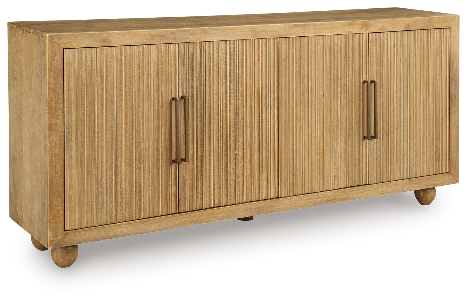 Niam Light Antique Beige Accent Cabinet