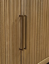 Niam Light Antique Beige Accent Cabinet