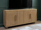 Niam Light Antique Beige Accent Cabinet