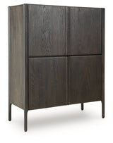Orsonal Espresso Brown Accent Cabinet