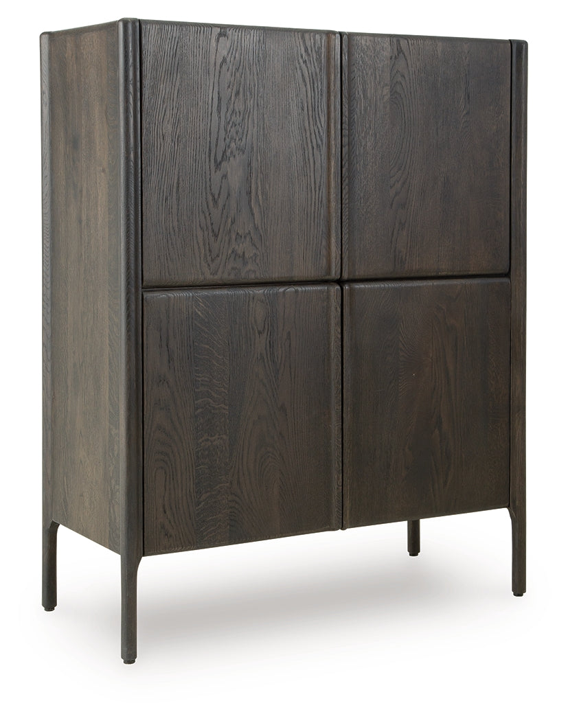 Orsonal Espresso Brown Accent Cabinet