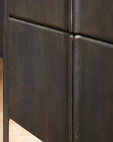 Orsonal Espresso Brown Accent Cabinet