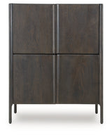 Orsonal Espresso Brown Accent Cabinet
