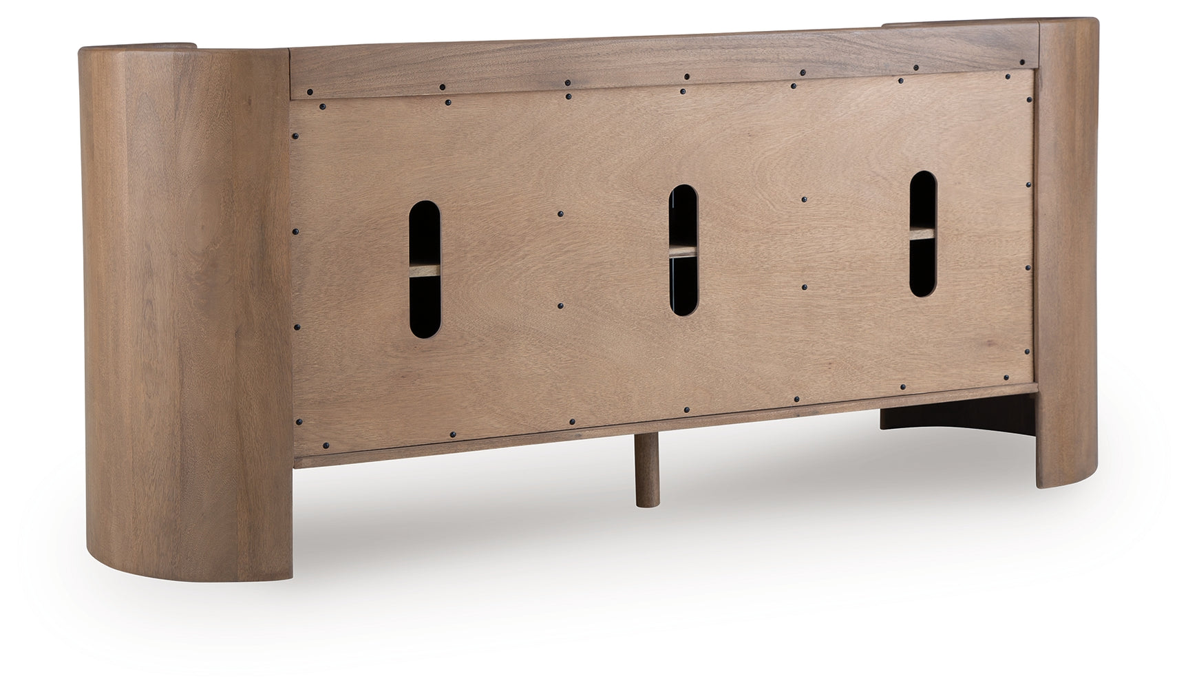 Fitzroy Brown/White Accent Cabinet