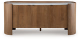 Fitzroy Brown/White Accent Cabinet