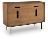 Juddins Brown Accent Cabinet