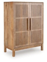 Pellamour Natural Brown Bar Cabinet