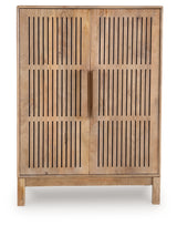 Pellamour Natural Brown Bar Cabinet