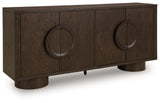 Veeda Dark Brown Accent Cabinet
